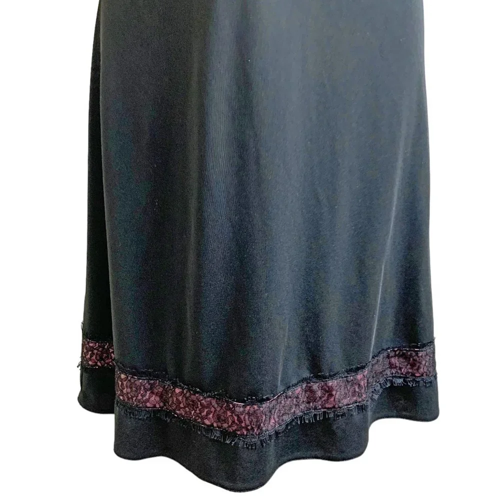 DE LARU by Sheila Yen‎ Little Black A-Line Midi Dress
